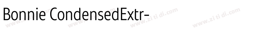 Bonnie CondensedExtr字体转换 Bonnie CondensedExtr字体转换